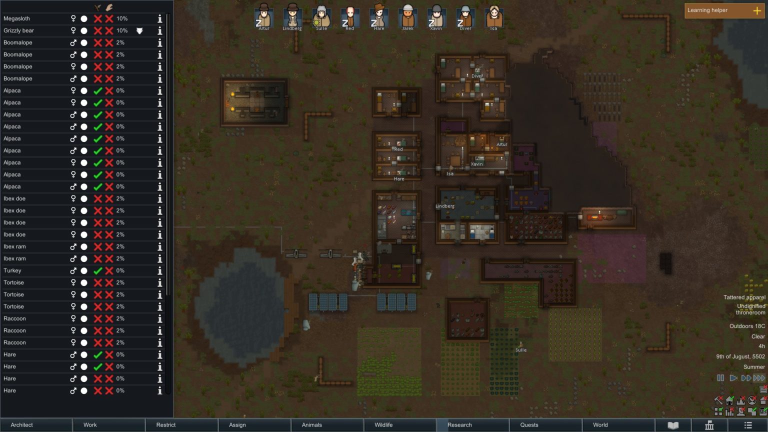 rimworld tips on not running out of wood